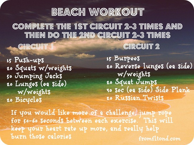 Beach Workout 2
